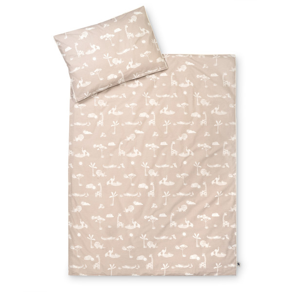 Bettwäsche ZÖLLNER Jungle in mehrfarbig aus Baumwolle