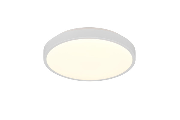 Deckenleuchte LED SLOPE weiss in weiß aus Kunststoff