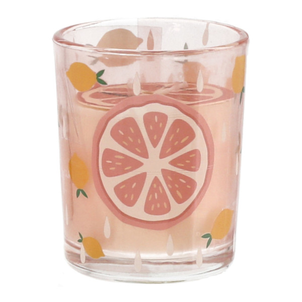 Duftkerze LEMON in mehrfarbig aus Materialmix