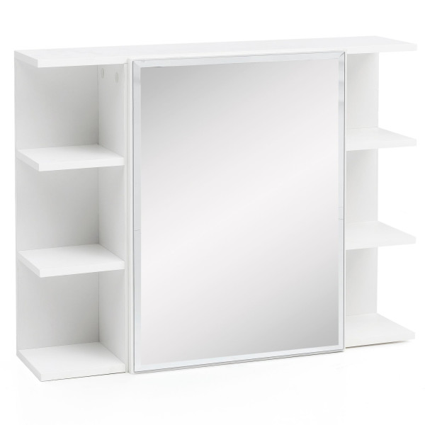 Spiegelschrank in weiß aus Holz