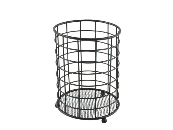 Utensilienhalter BLACK in schwarz aus Metall