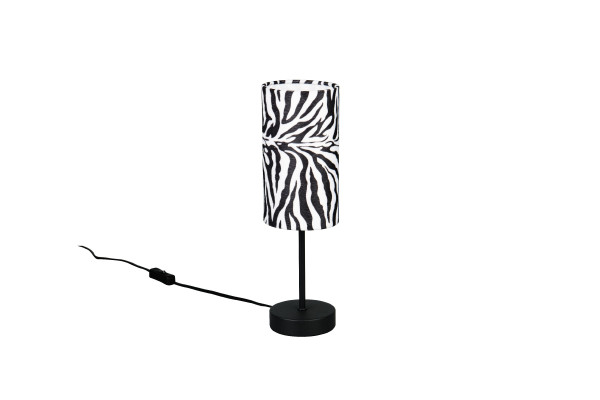 Tischleuchte ZEBARA in mehrfarbig aus Materialmix