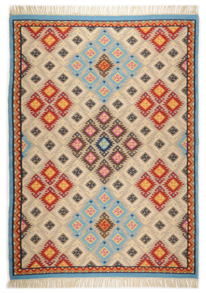 Teppich KELIM-ROYAL beige in beige