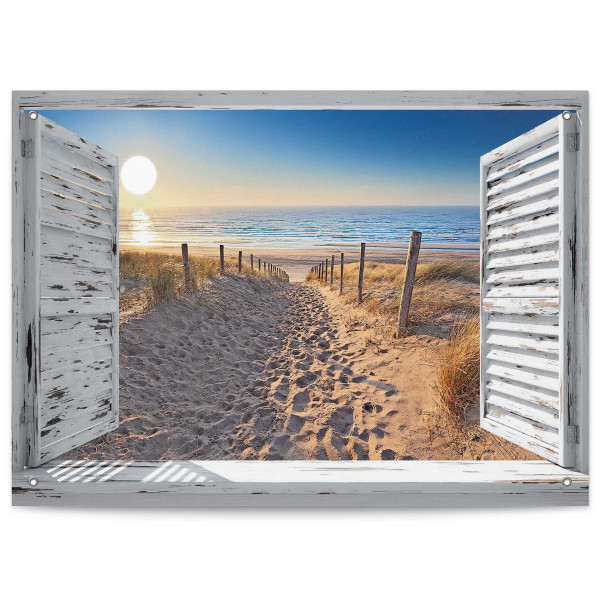 Outdoor Poster DUNE WINDOW in mehrfarbig aus PVC