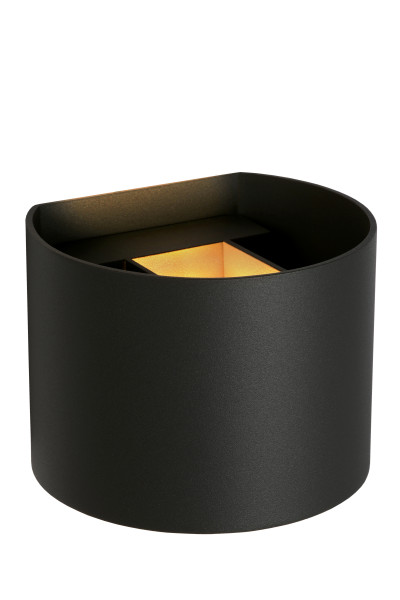 Wandleuchte AXI in schwarz aus Metall