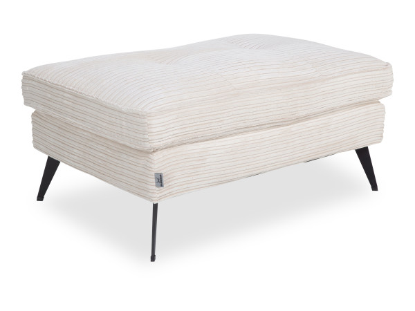 Hocker SANSIBAR RASKEN in creme aus Stoff