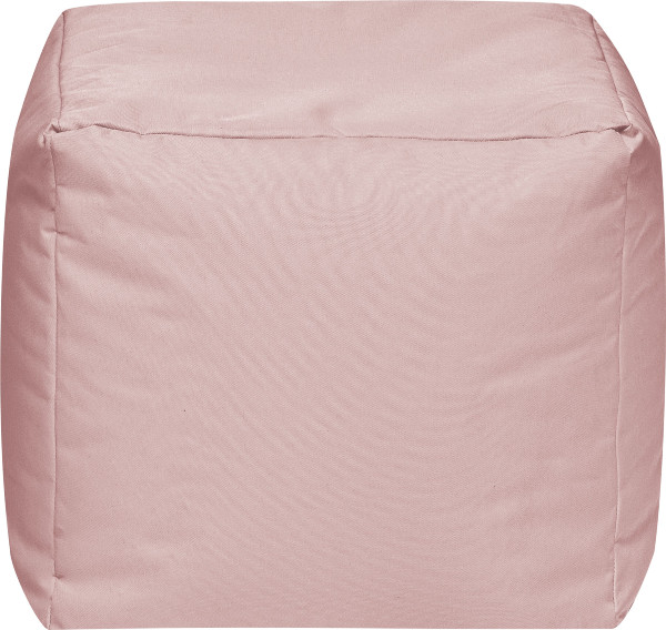 Hocker CUBE SCUBA in  altrose aus Polyester
