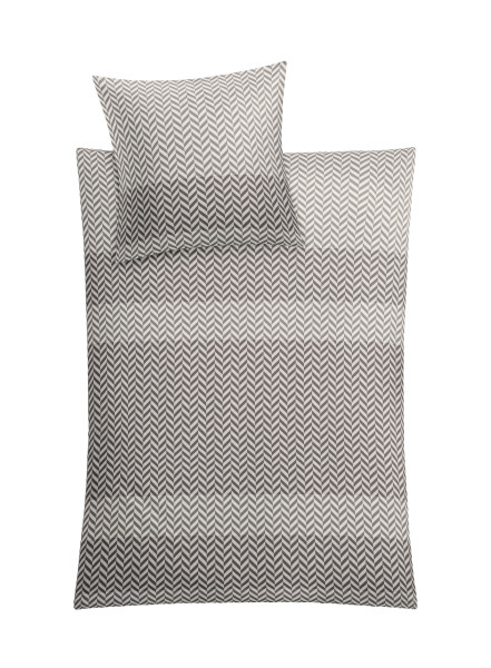 Bettwäsche COSY Mako-Satin in grau