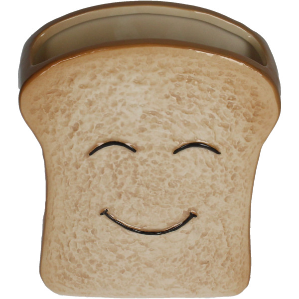 Vase BROT in braun aus Steingut