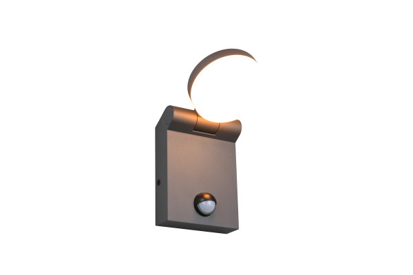 Wandleuchte ADOUR in anthrazit aus Aluminium