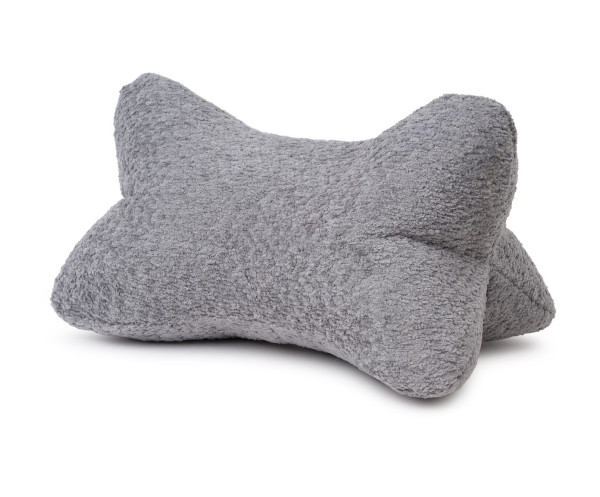 Lesekissen CORALI in grau aus Polyester