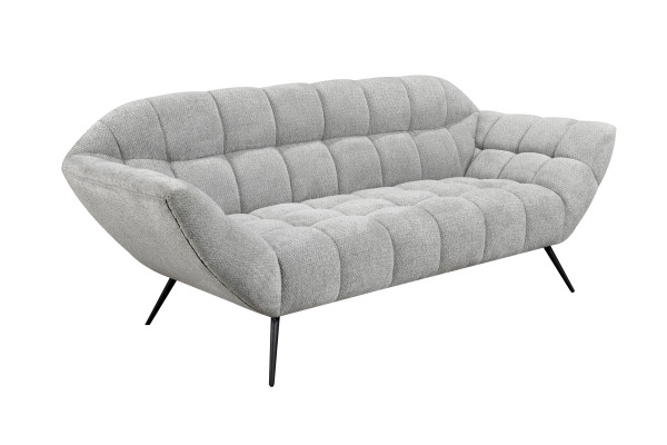 Sofa 3 Sitzer DAKILA in grau aus Stoff