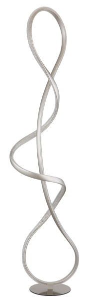 Stehleuchte SWIRL in Nickel aus Metall