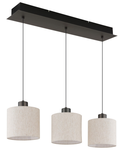 Hängeleuchte THEA in schwarz aus Metall