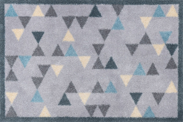 Fußmatte Triangles in mehrfarbig