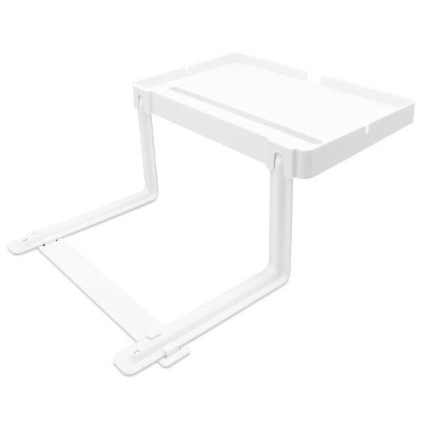 Bett-Butler in weiß aus Materialmix