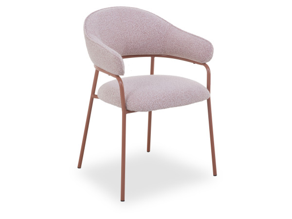 Polsterstuhl PROSPERO in pink