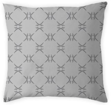 Kissenhülle SANSIBAR Säbel in silberfarben aus Polyester