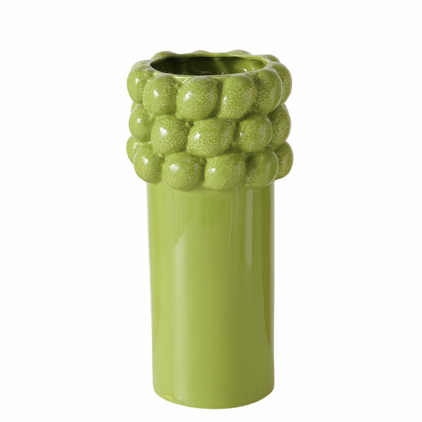 Vase LIME in grün aus Porzellan