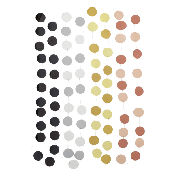 Girlande LIDRA in mehrfarbig aus Kunststoff