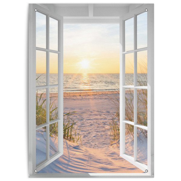 Outdoor Poster GOLDEN HOUR in mehrfarbig aus PVC