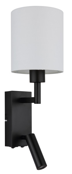 Wandleuchte ZAMORA in schwarz aus Metall