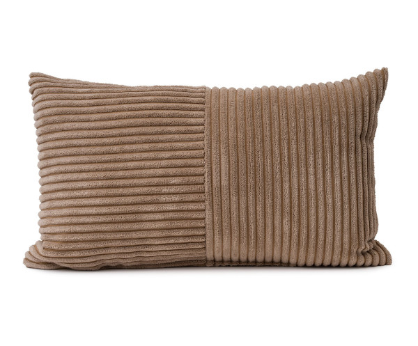 Kissen ANAFI taupe in taupe aus Polyester