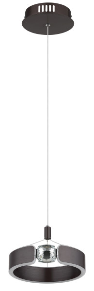 Hängeleuchte HENDRICKS in bronzefarben aus Metall