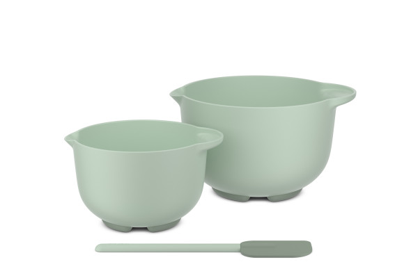 Rührschüssel-Set ELLIPSE in grün aus Kunststoff