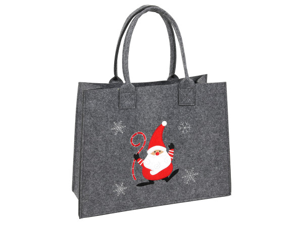 Tasche WEIHNACHTSMANN in mehrfarbig aus Filz