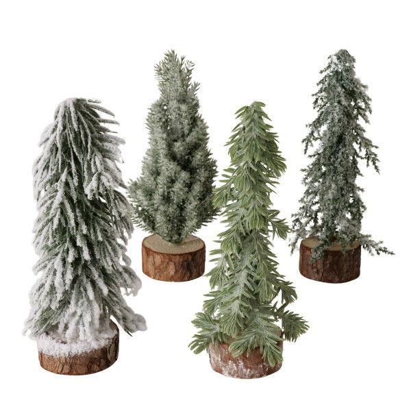 Tannenbaum in grün aus Materialmix