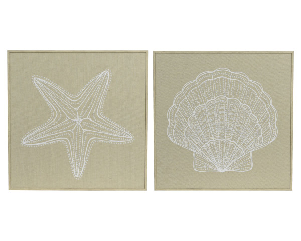 Bild MUSCHEL/SEESTERN in beige