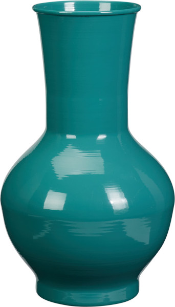 Vase LILY grün in grün aus Eisen