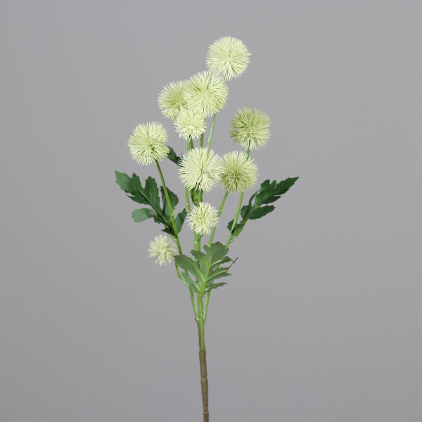 Kunstblume KUGELDISTEL in grün aus Kunststoff
