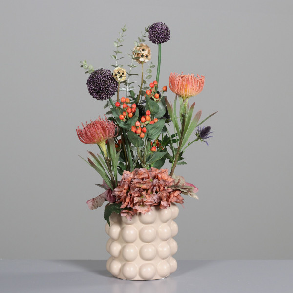 Gesteck in mehrfarbig aus Kunststoff