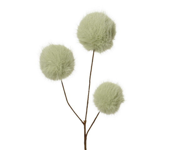 Kunstblume ALIA grün in grün aus Materialmix