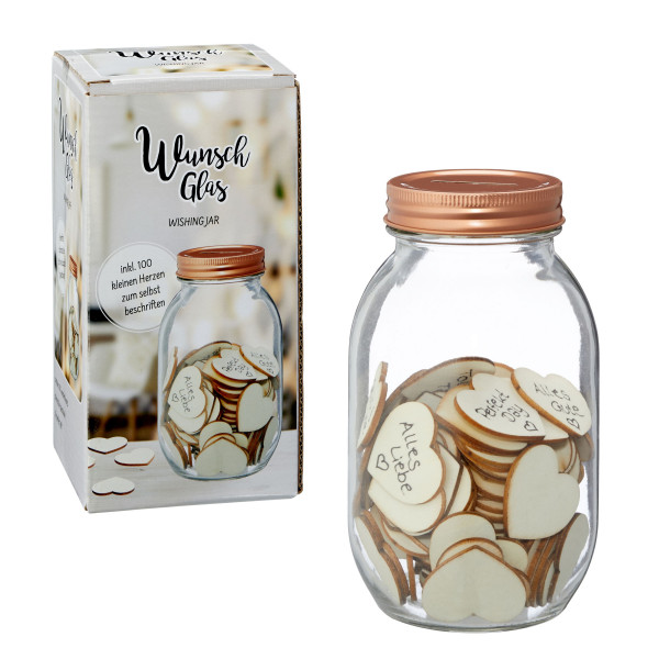 Wunschglas HERZ