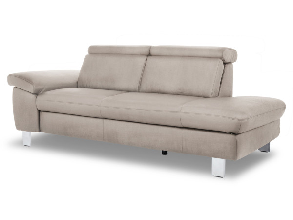 Recamiere vito TONGA in creme aus Stoff