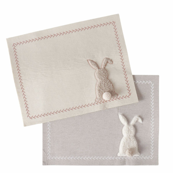 Tischset JENI in mehrfarbig aus Materialmix