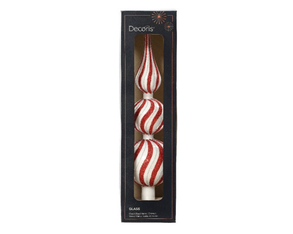 Baumspitze SWIRL in mehrfarbig aus Glas