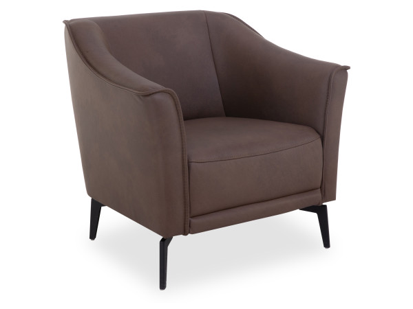 Sessel Rolf Weber HELBRA in beige aus Leder