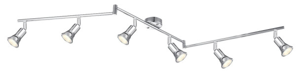 Wand-/Deckenspot DANTE in chrom aus Metall