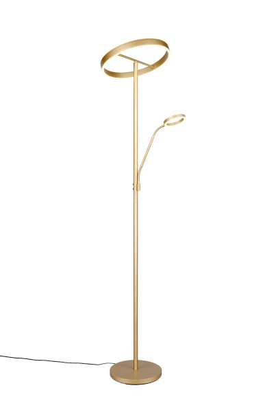 Stehleuchte WILLIS in goldfarben aus Metall