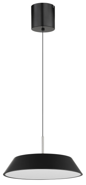 Hängeleuchte in schwarz aus Metall