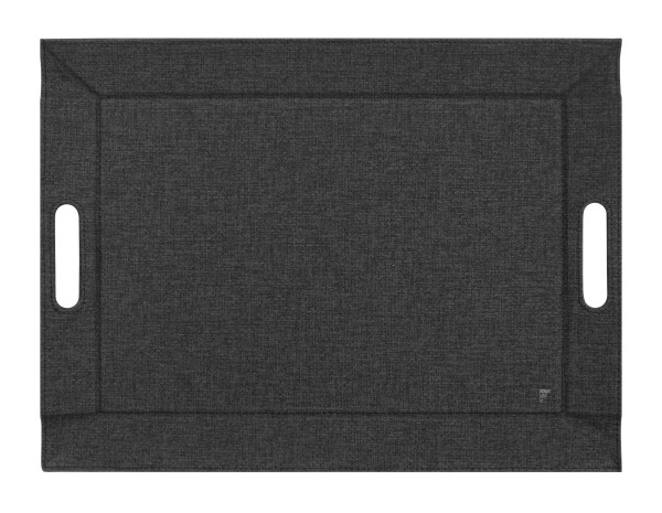 Tablett FREEFORM in schwarz aus Stoff