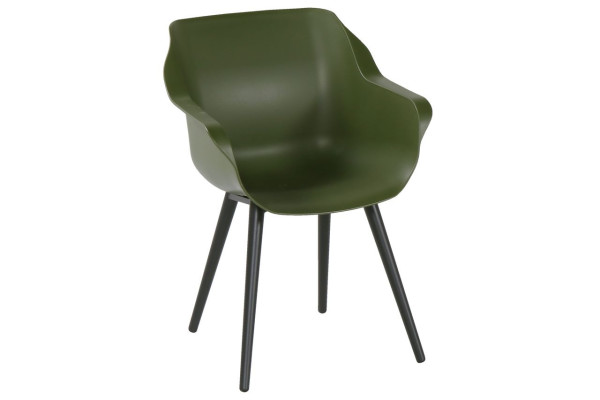 Gartenstuhl SOPHIE in grün aus Kunststoff