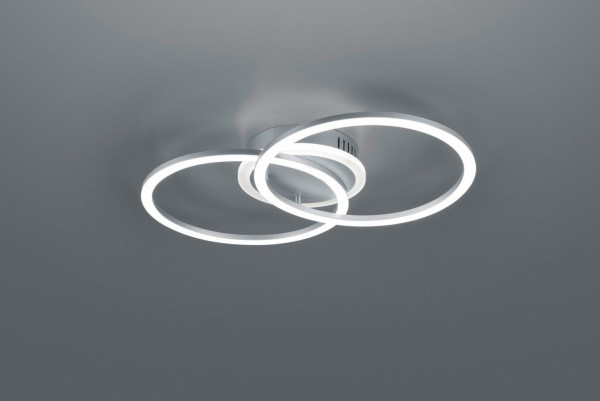 Deckenleuchte LED VENIDA in titanfarben aus Metall