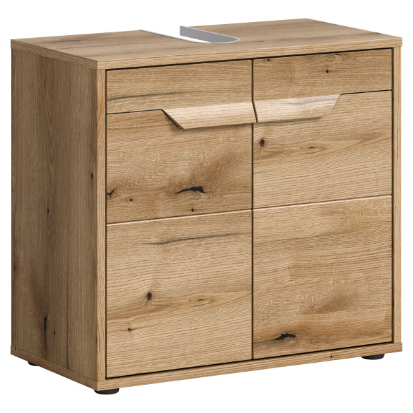 Waschbeckenunterschrank ZENO in Eiche aus Dekor