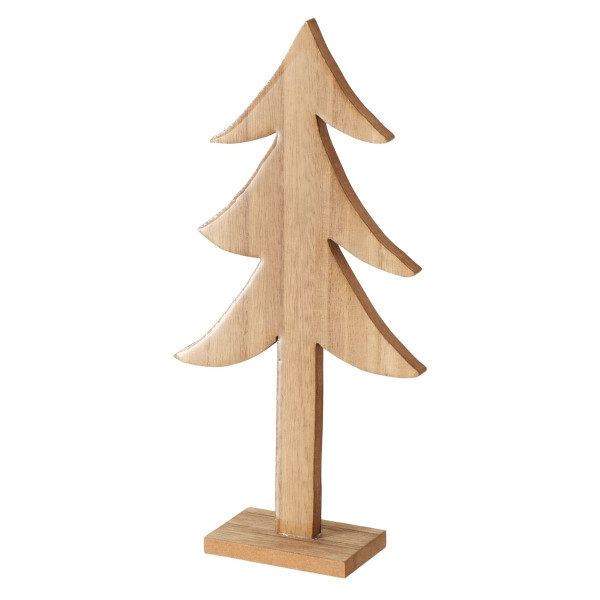 Weihnachtsbaum MARONO in braun aus Holz