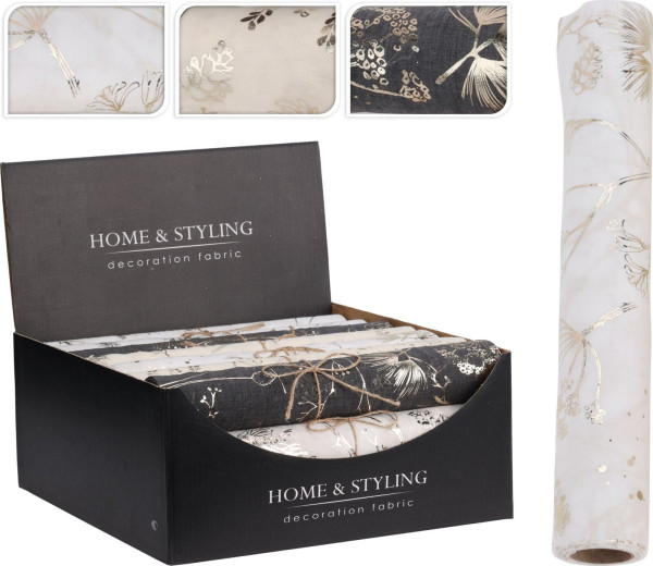 Dekostoff Rolle in mehrfarbig aus Polyester